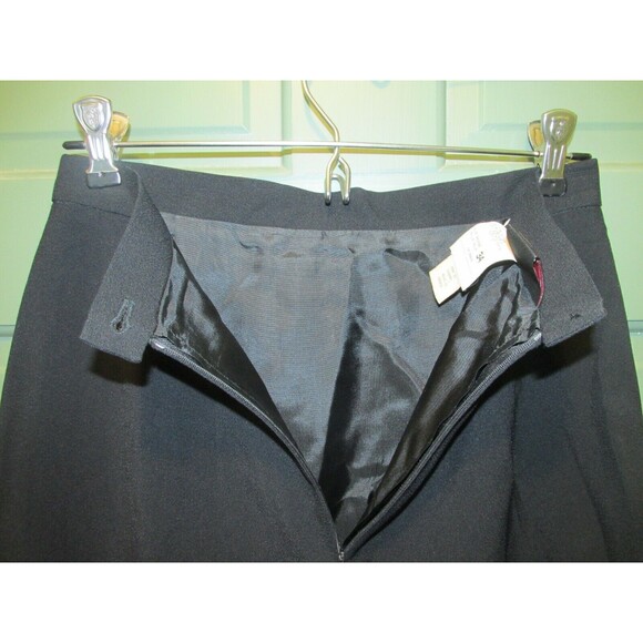 Vtg Mondi Gala Size 34 Lined Black Pencil Skirt Waist Career Minimalistic Preppy - Picture 5 of 8